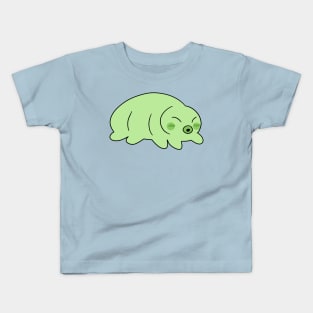 Green Waterbear Kids T-Shirt